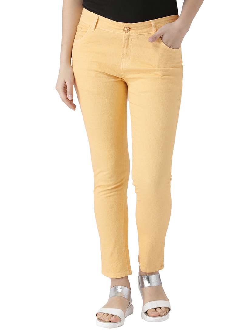 women's plain slim fit jeans