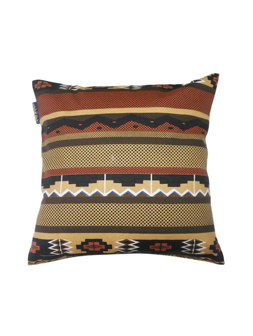 geometric pattern cotton cushion cover - 15230179 -  Standard Image - 1