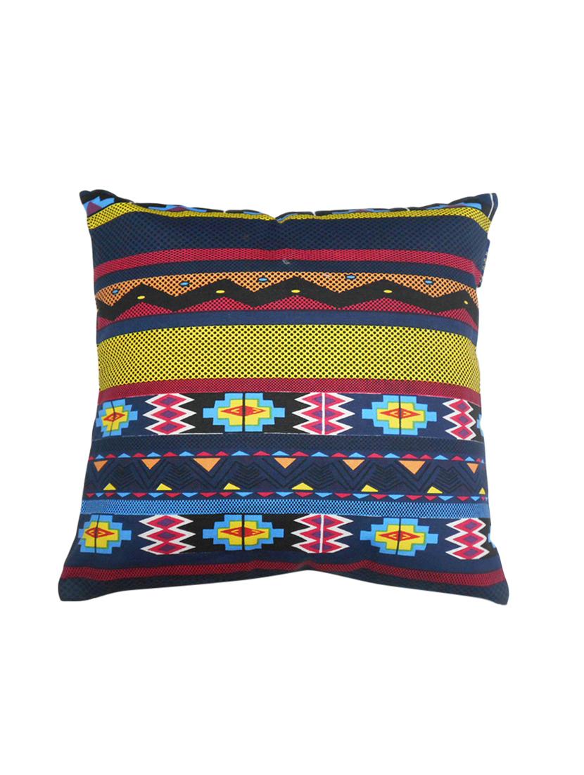 geometric pattern cotton cushion cover - 15230180 -  Standard Image - 1