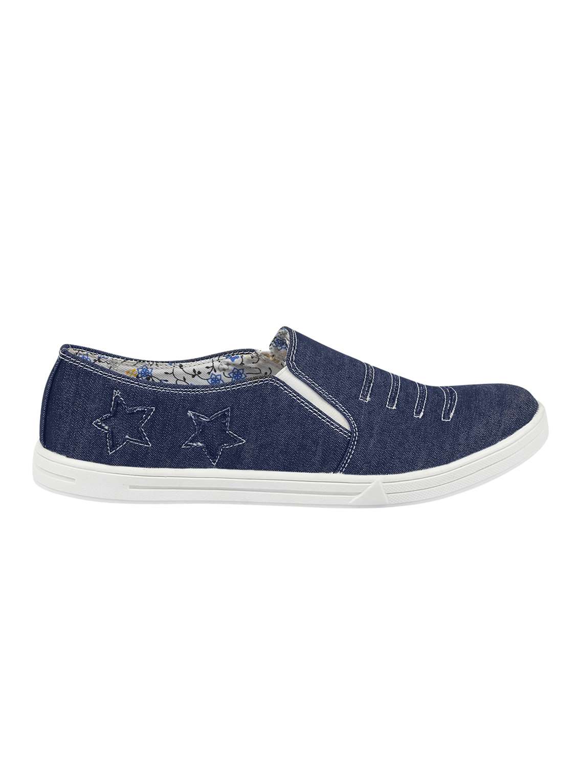 navy denim casual slip on - 15230663 -  Standard Image - 1