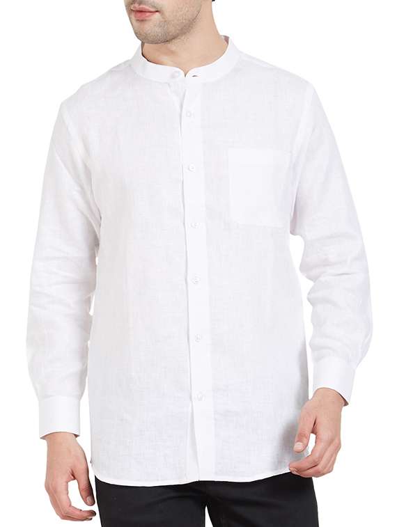 mens solid casual shirt