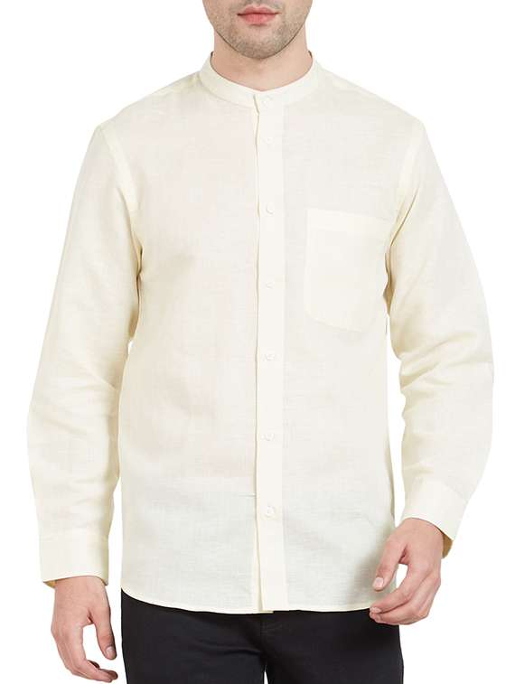 mens solid casual shirt