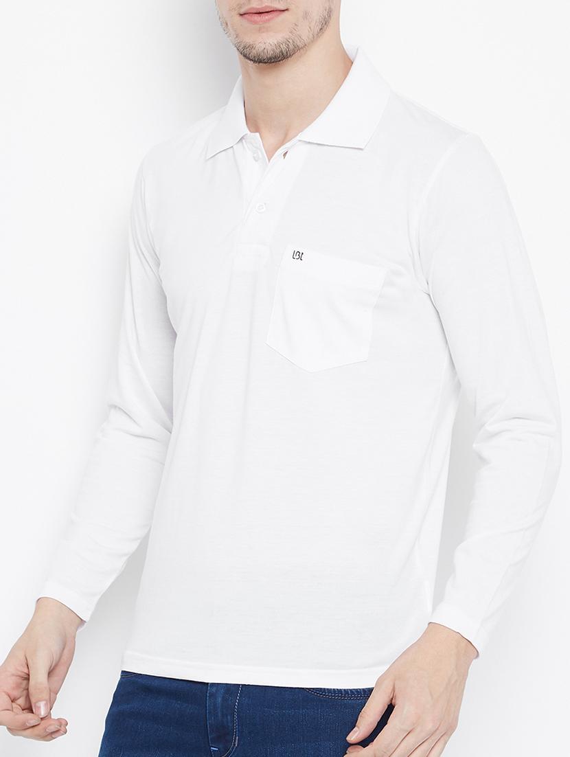 white solid t-shirt - 15230754 -  Standard Image - 1