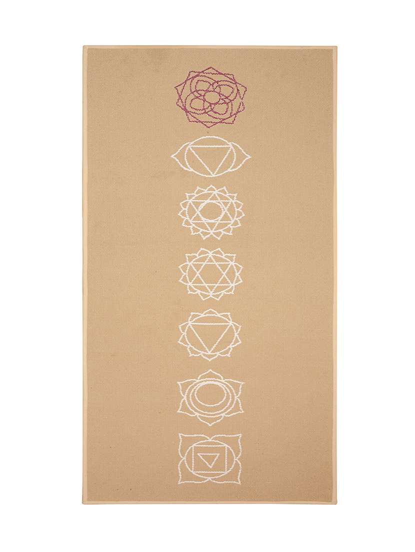 cotton handloom made anti skid yoga/exercise rugs -70x170 cm - 15235359 -  Standard Image - 1