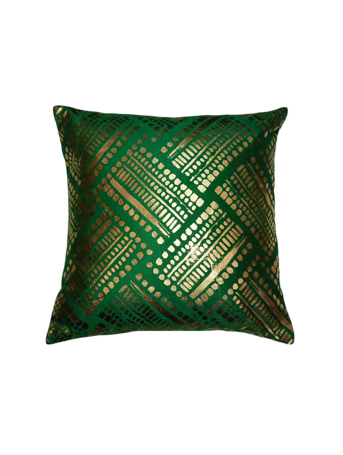 foil print cushion cover