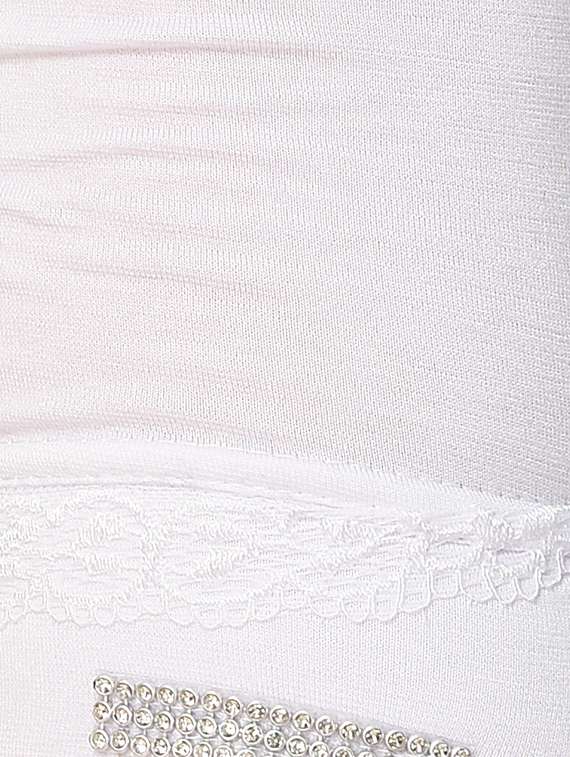 white solid leggings capri - 15249770 -  Standard Image - 4