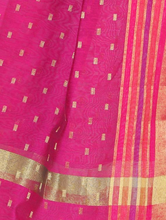 pink chanderi dupatta - 15251258 - Standard Image - 1