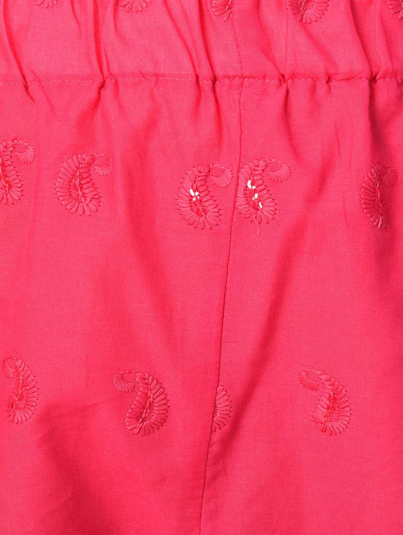 flat front embroidered trouser - 15254230 -  Standard Image - 4