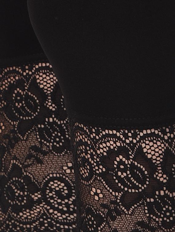set of black solid leggings capri - 15258675 - Standard Image - 4