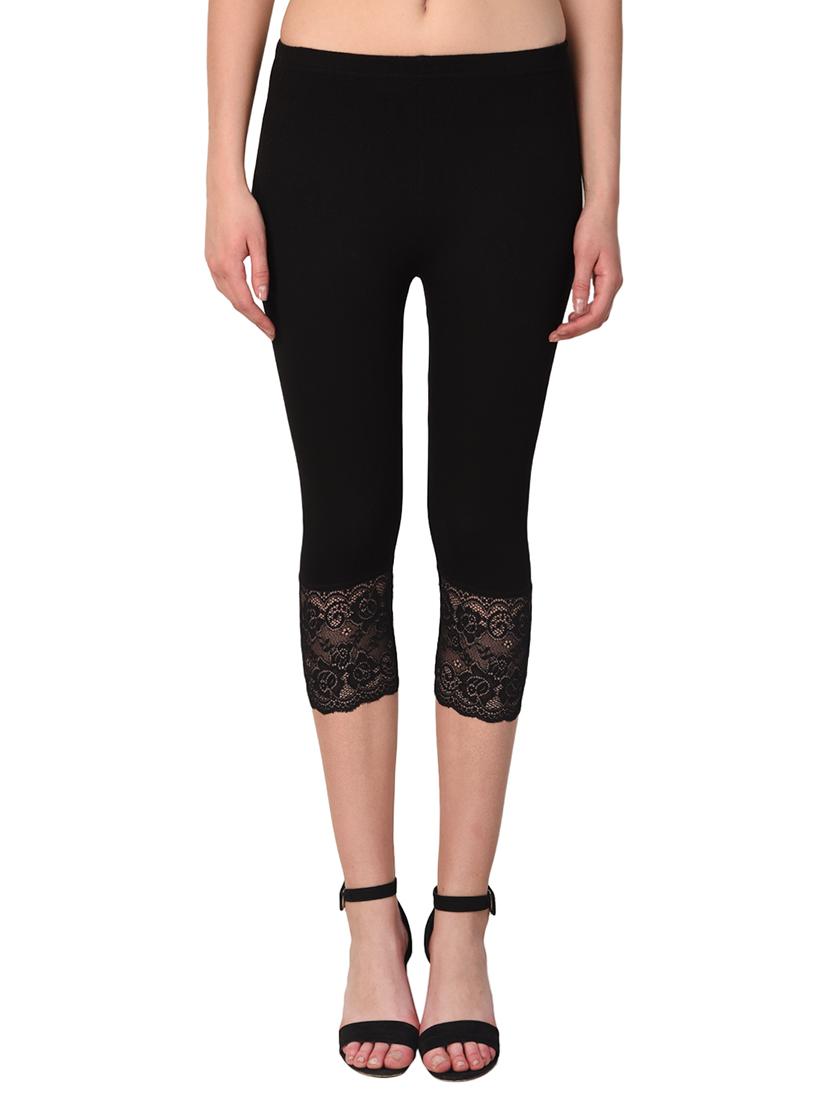 set of 2 multicolored solid leggings capri - 15258680 - Standard Image - 1