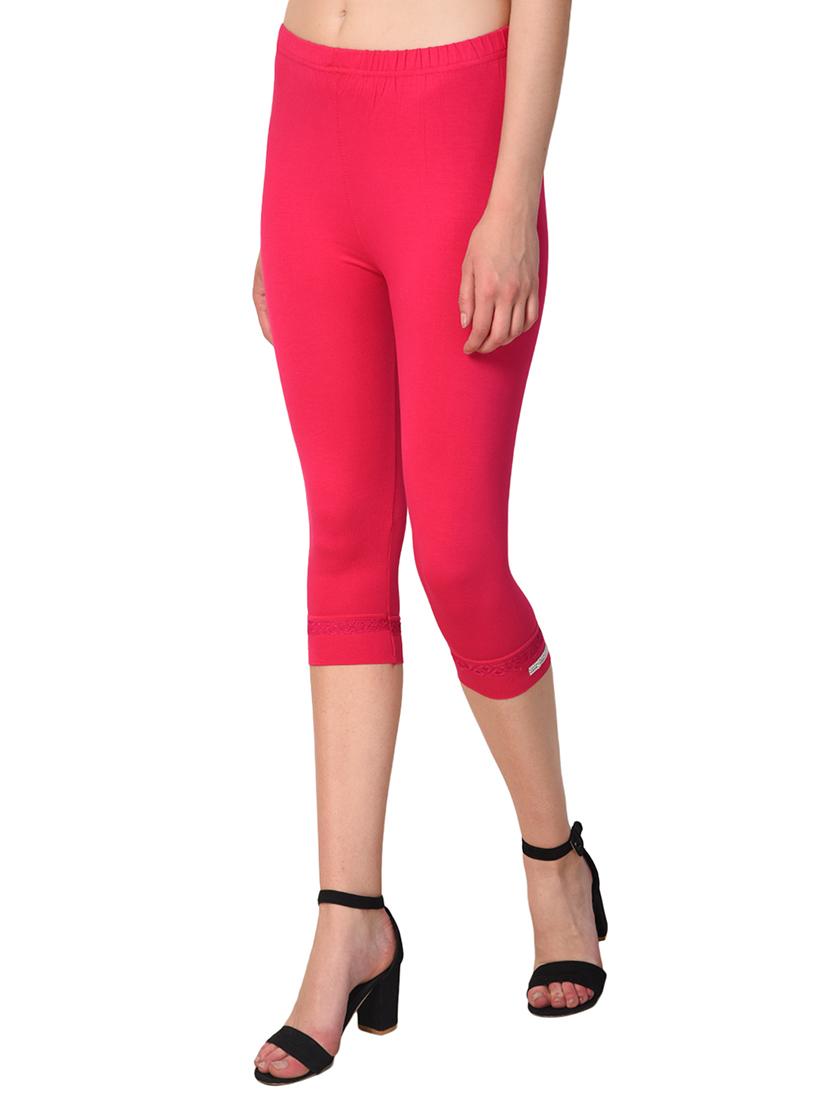 set of 2 multicolored solid leggings capri - 15258681 - Standard Image - 6