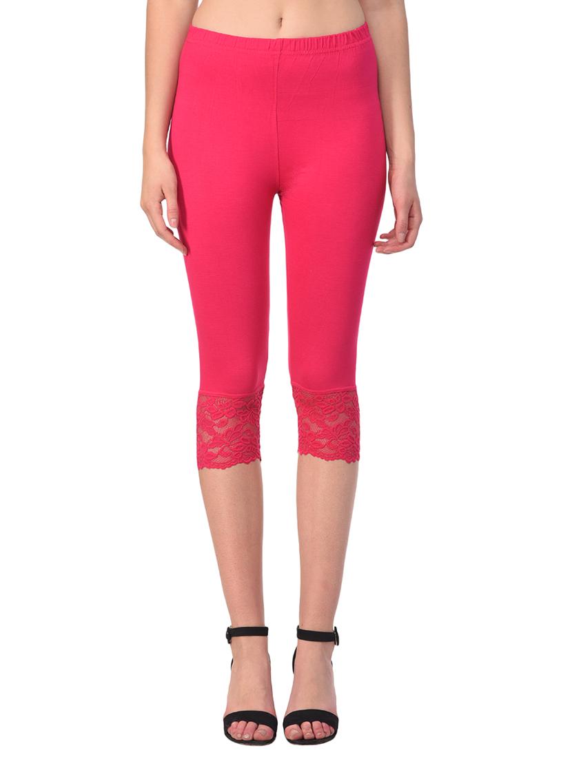 set of 2 multicolored solid leggings capri - 15258685 - Standard Image - 1