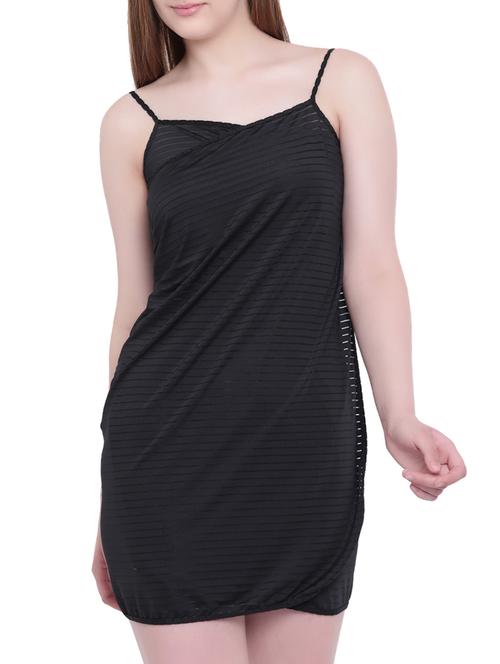 black striped coverup - 15260554 - Standard Image - 0