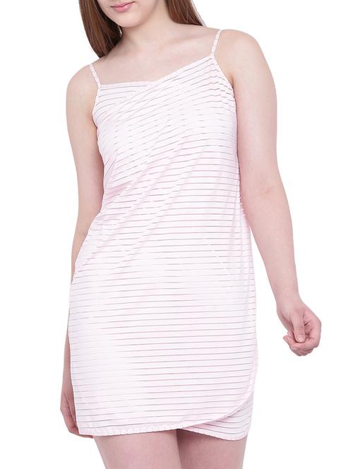 pink striped coverup - 15260560 - Standard Image - 0