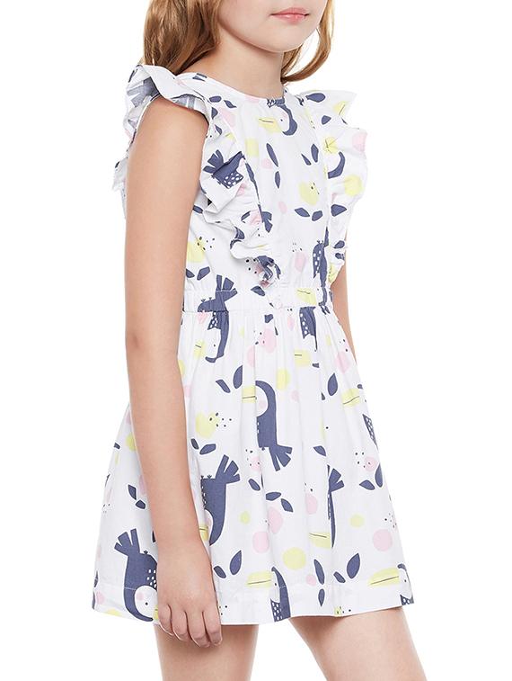 white cotton frock - 15260650 - Standard Image - 1