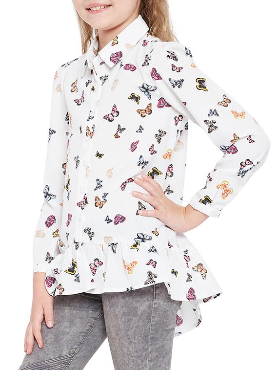 white polyester shirt - 15260664 - Standard Image - 1