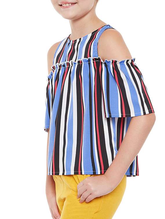 multi colored polyester  top - 15260696 -  Standard Image - 1
