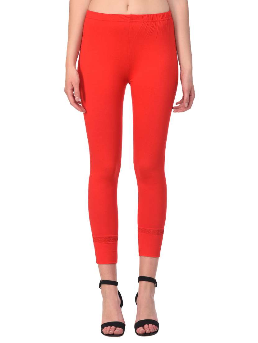 set of 2 multicolored solid leggings - 15260907 -  Standard Image - 1