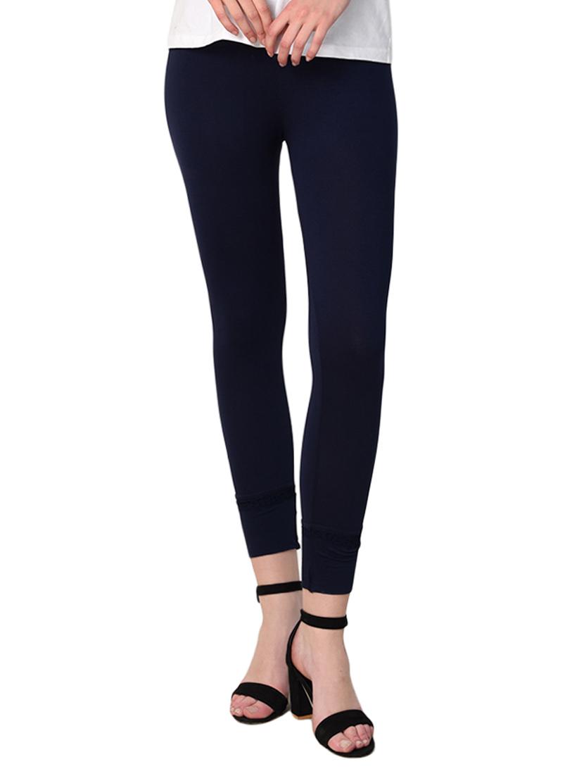 set of 2 multicolored solid leggings - 15260915 - Standard Image - 1