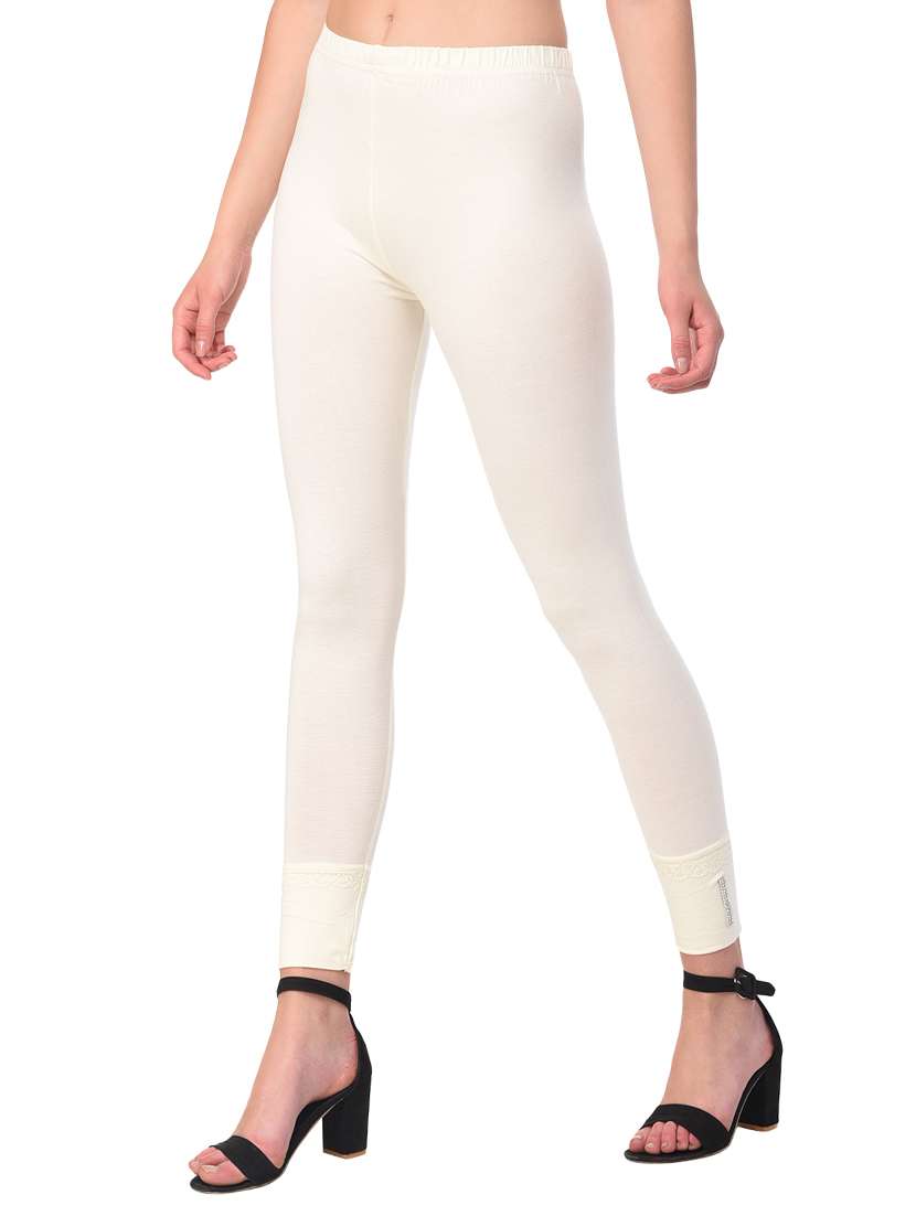 set of 2 multicolored solid leggings - 15260918 - Standard Image - 6