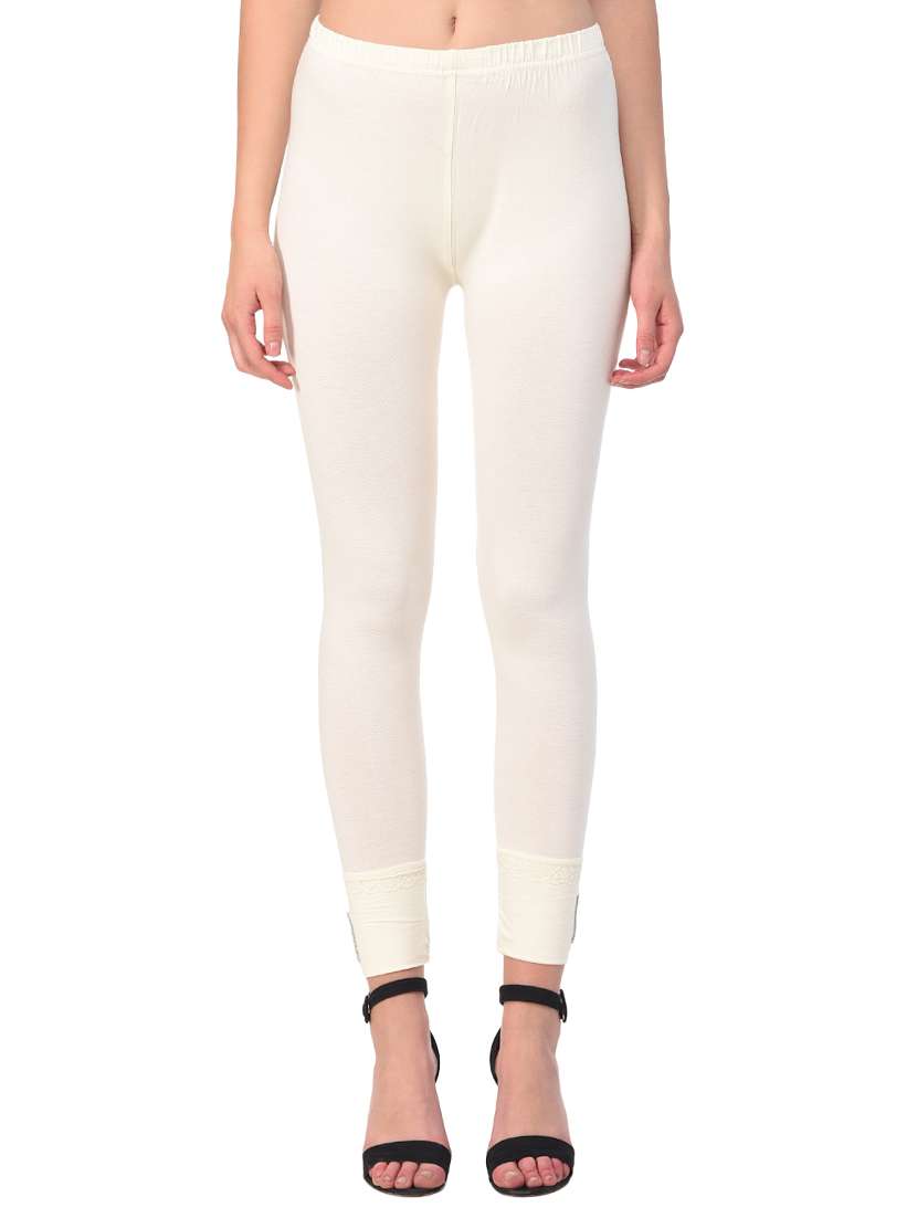 set of 2 multicolored solid leggings - 15260923 -  Standard Image - 1