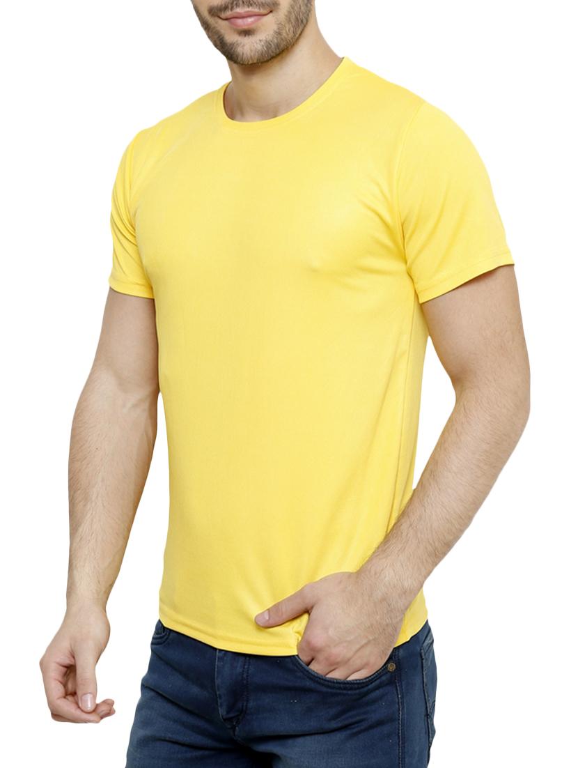 yellow polyester tshirt - 15261396 -  Standard Image - 1