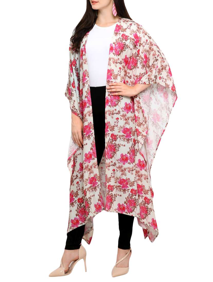 pink viscose shrug - 15263080 -  Standard Image - 1