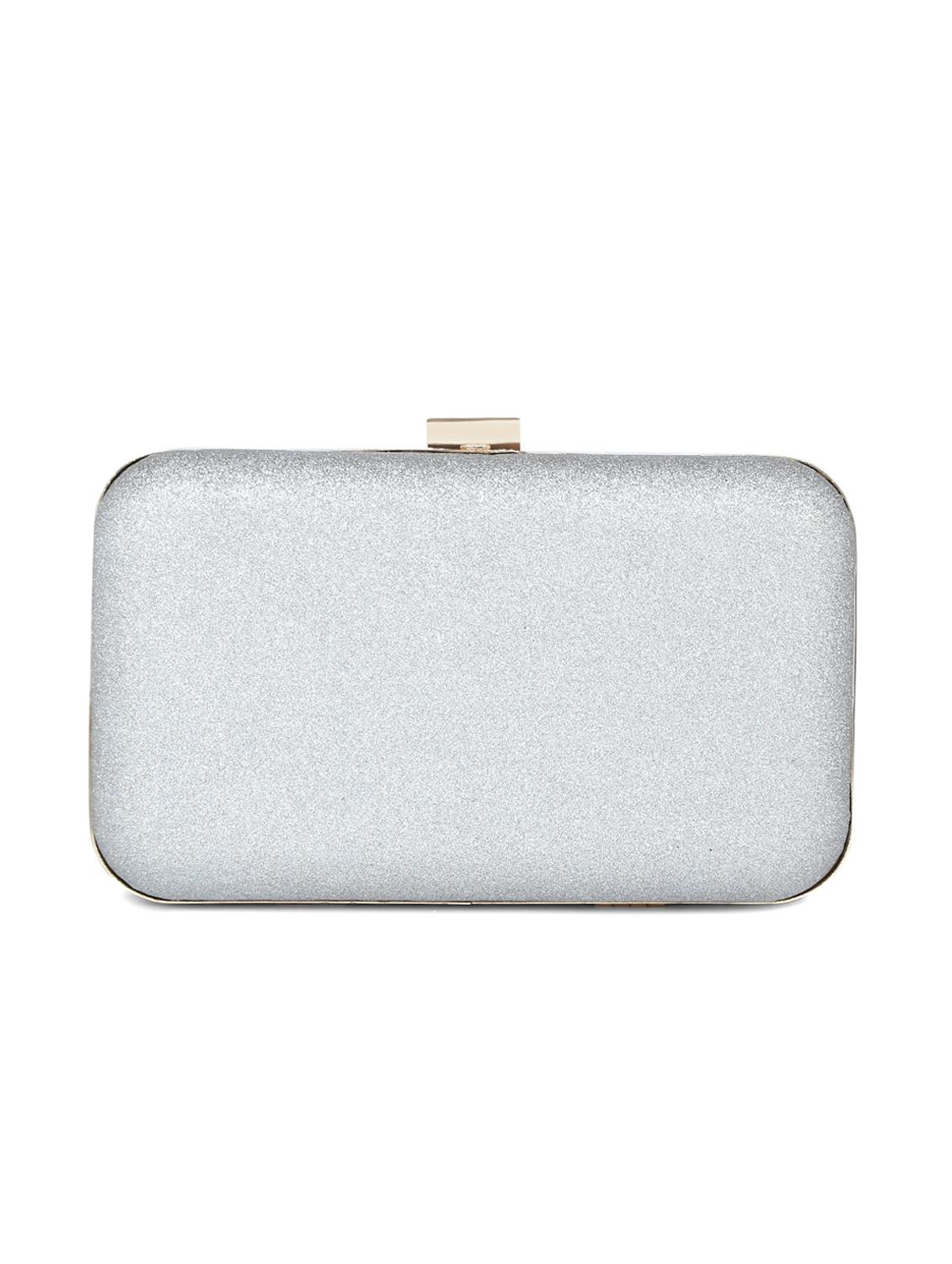 silver leatherette (pu) sling bag - 15270253 - Standard Image - 1
