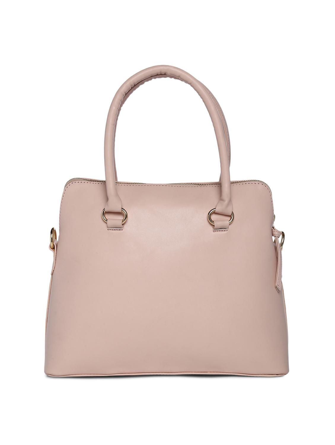 pink leatherette (pu) handbag - 15272173 - Standard Image - 1