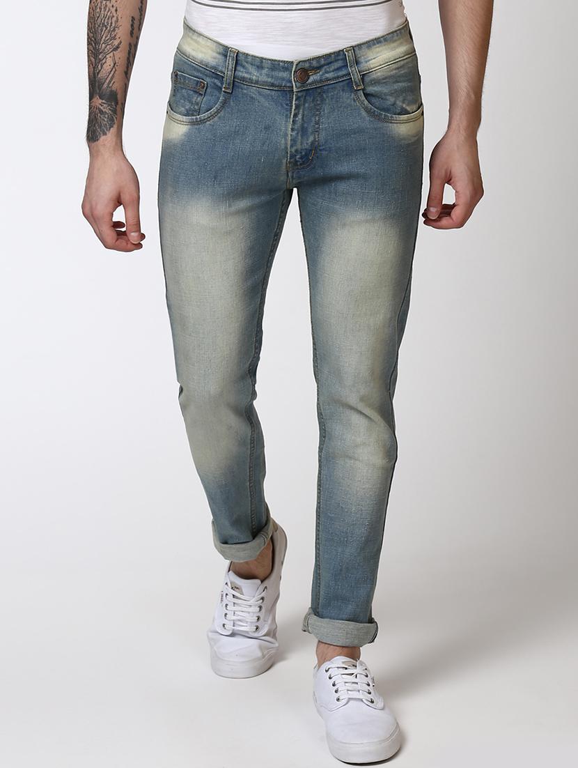 mens slim fit plain jeans