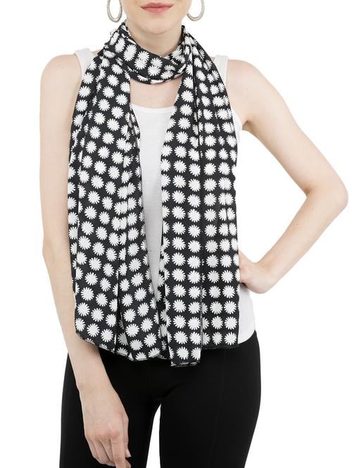 black crepe scarf - 15276923 -  Standard Image - 0