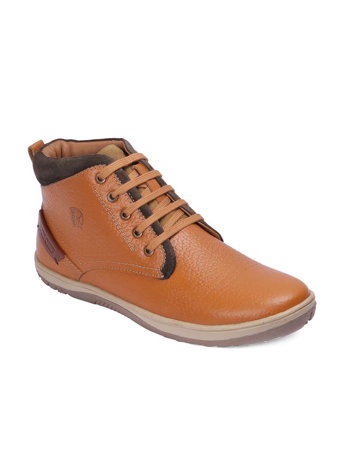 red chief tan casual sneakers