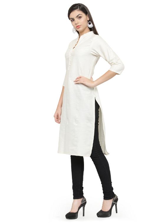 women's straight kurta - 15288362 - Standard Image - 1