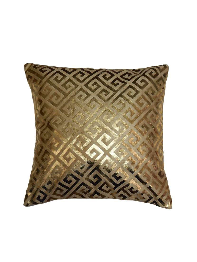 foil print cushion cover