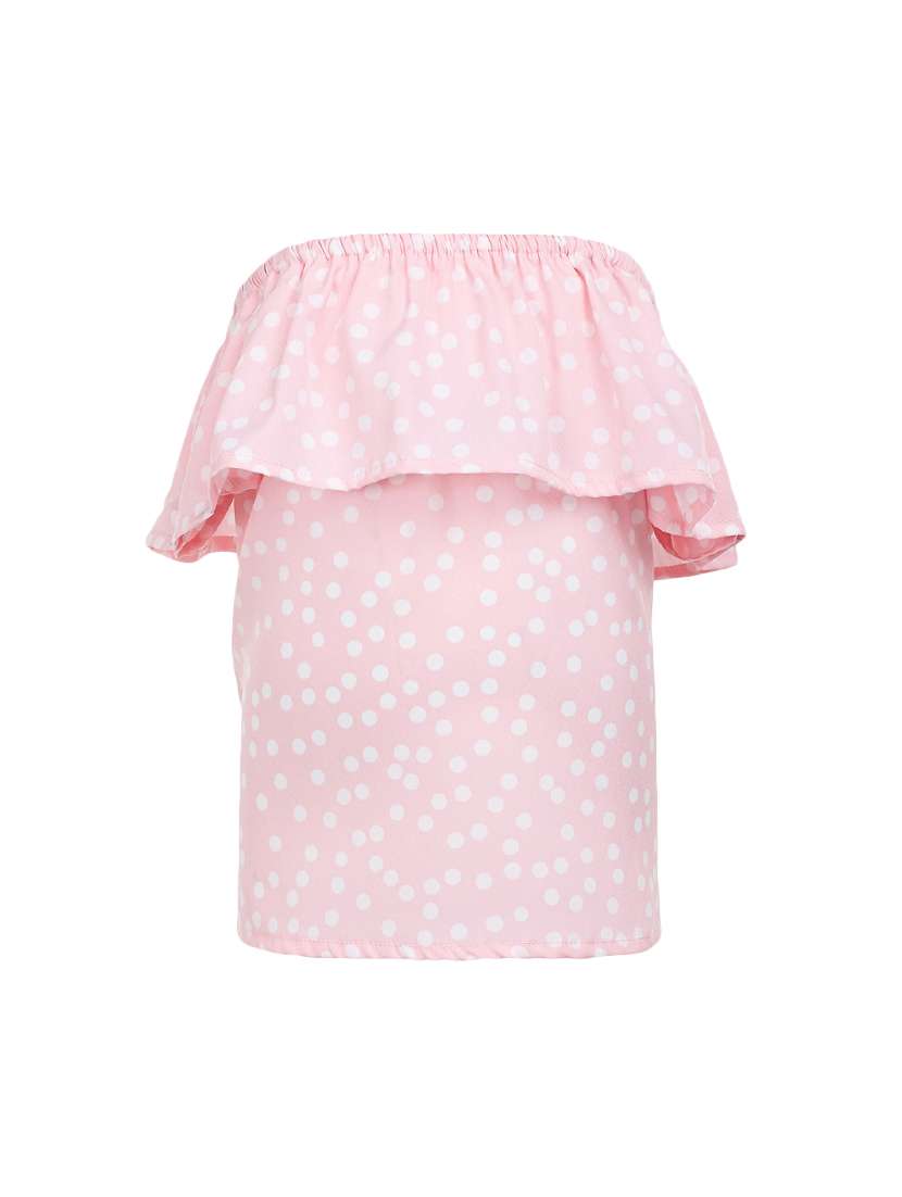 pink polyester top - 15291126 - Standard Image - 1