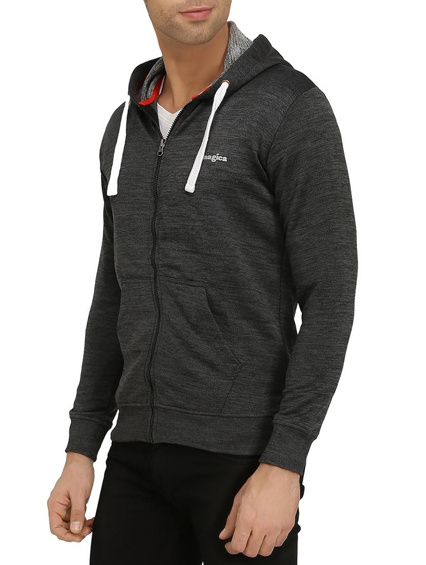 black fleece sweatshirt - 15294780 - Standard Image - 1
