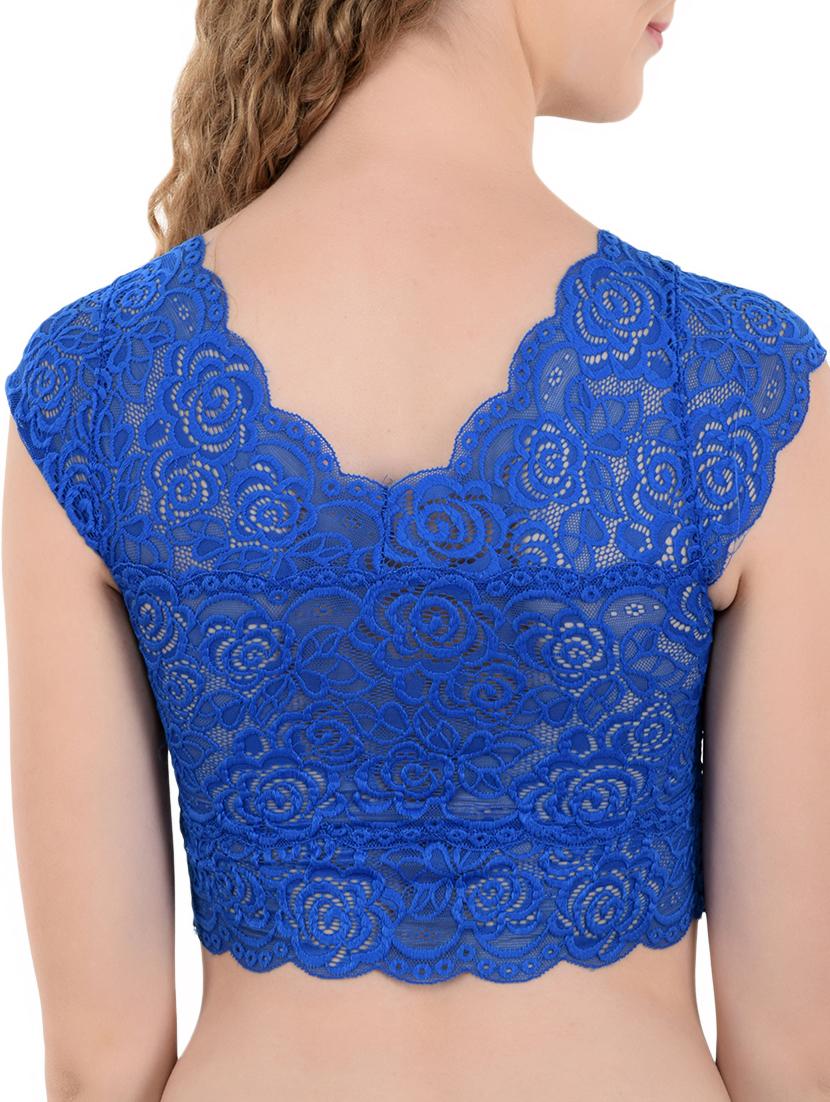 scallop hem lace bralette - 15297128 - Standard Image - 1