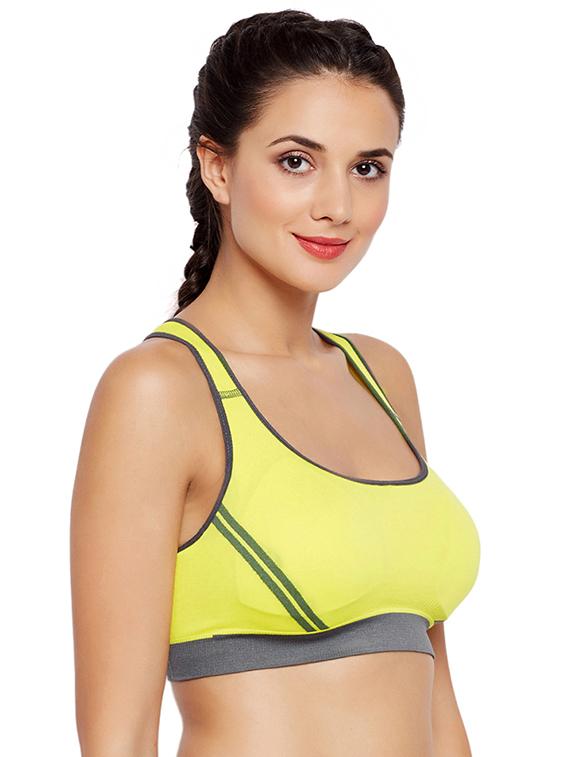 criss-cross back sports bra - 15297130 - Standard Image - 1