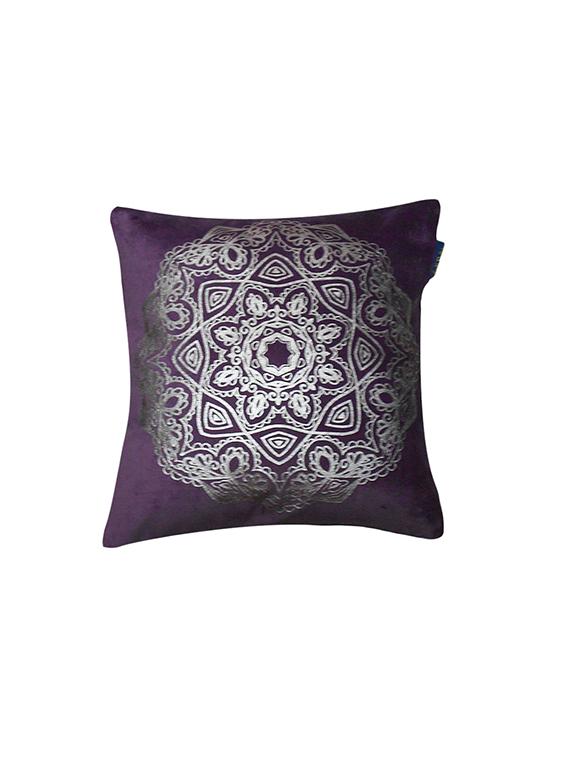 foil print cushion cover - 15300601 -  Zoom Image - 0