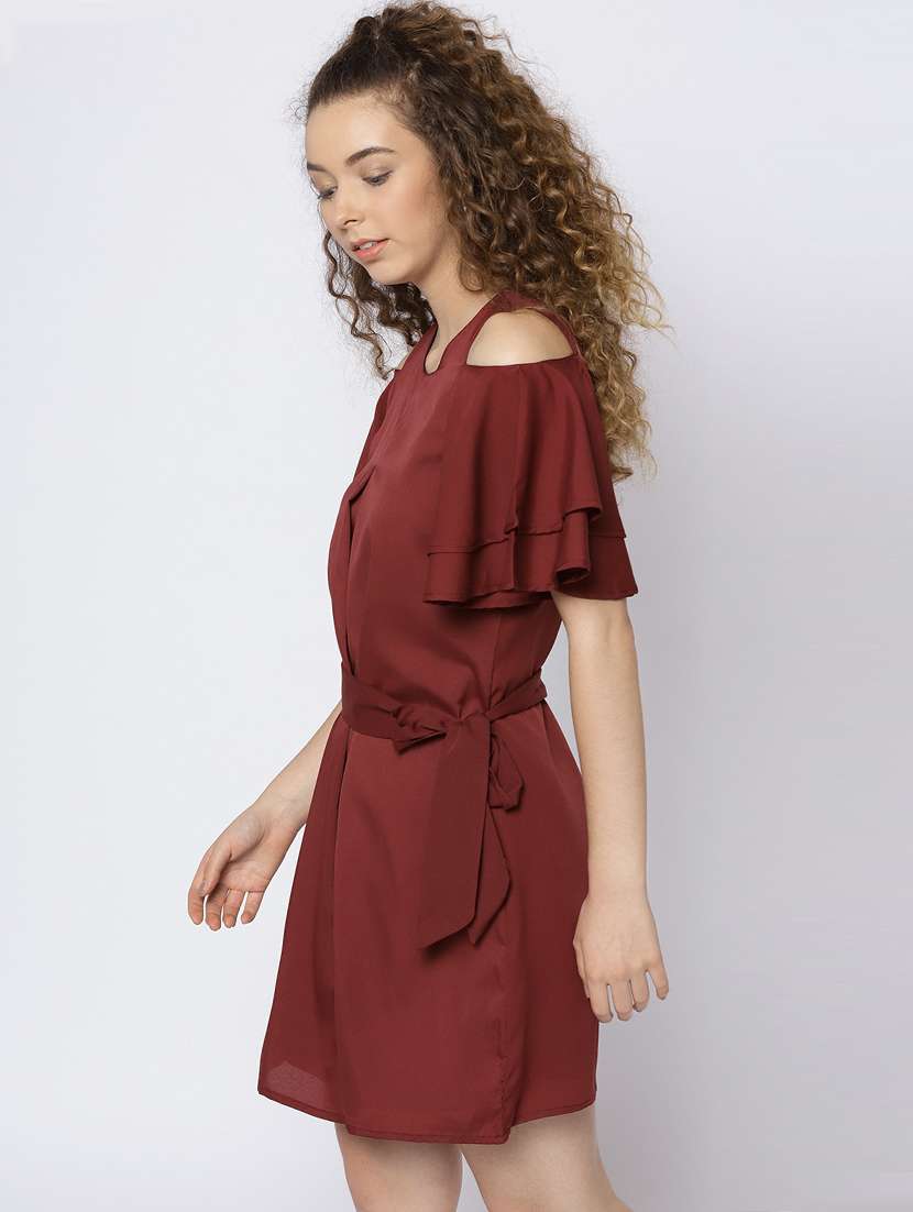 women's  solid dress - 15300783 -  Standard Image - 1