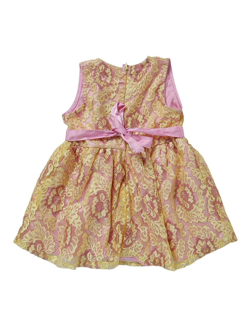multi colored net frock - 15303231 - Standard Image - 1