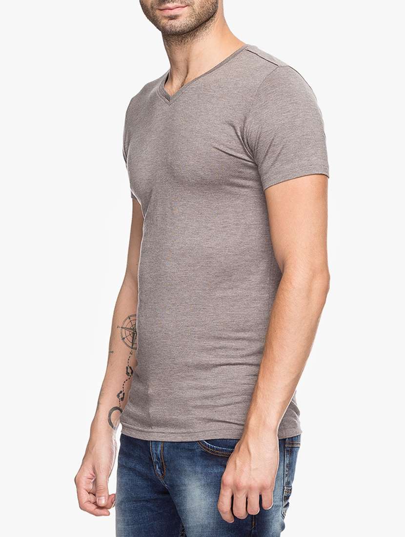 grey cotton t-shirt - 15308280 -  Standard Image - 1