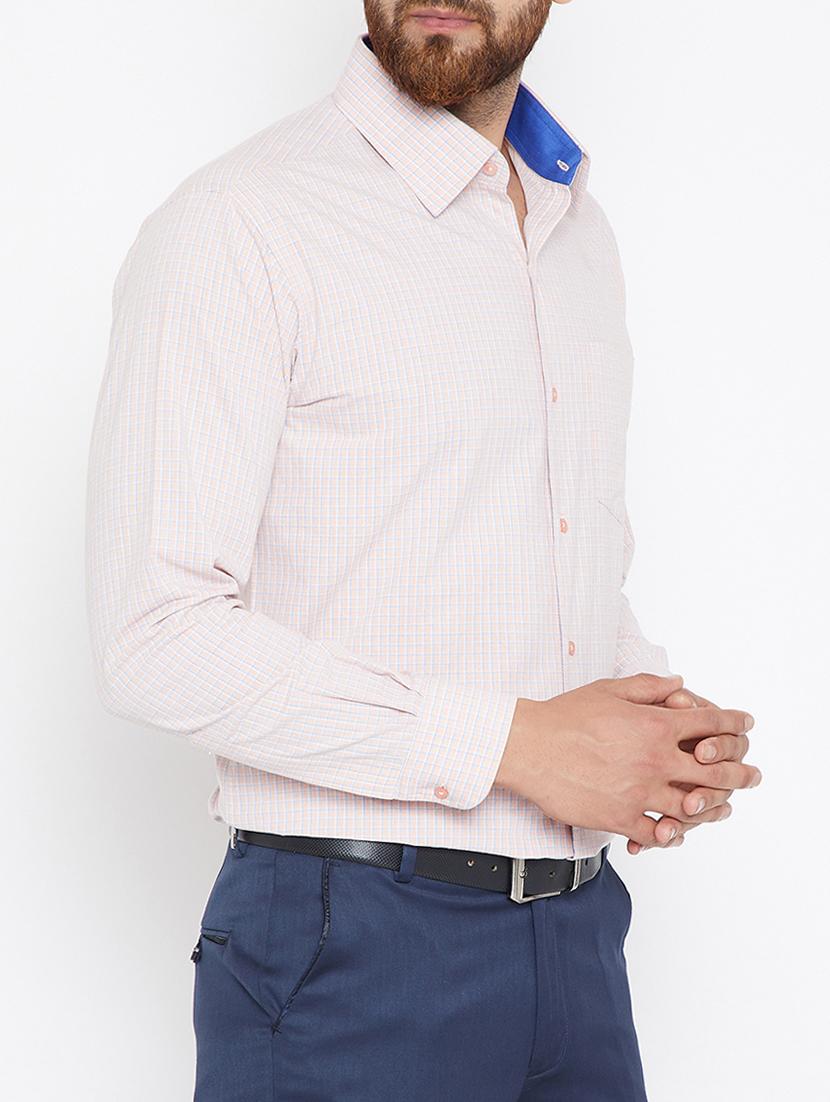 pink cotton formal shirt - 15316064 - Standard Image - 1