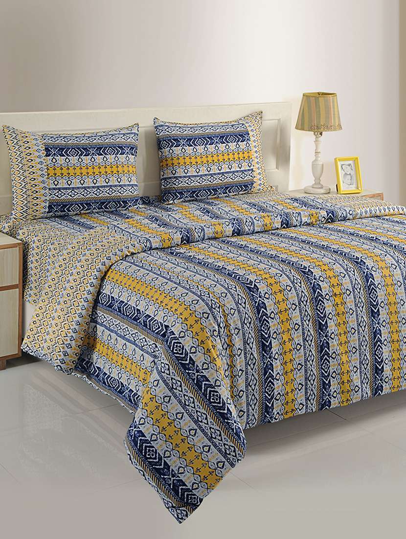 swayam blue colour bed in a bag set of 4