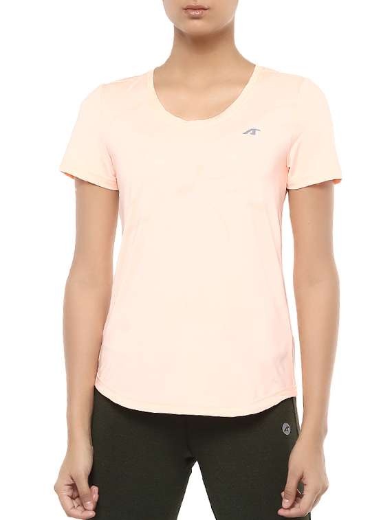 solid active wear tee