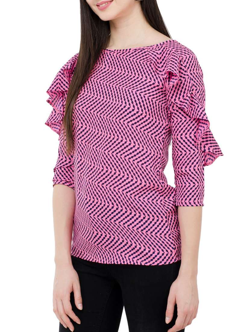 women's straight boat neck top - 15331421 -  Standard Image - 1