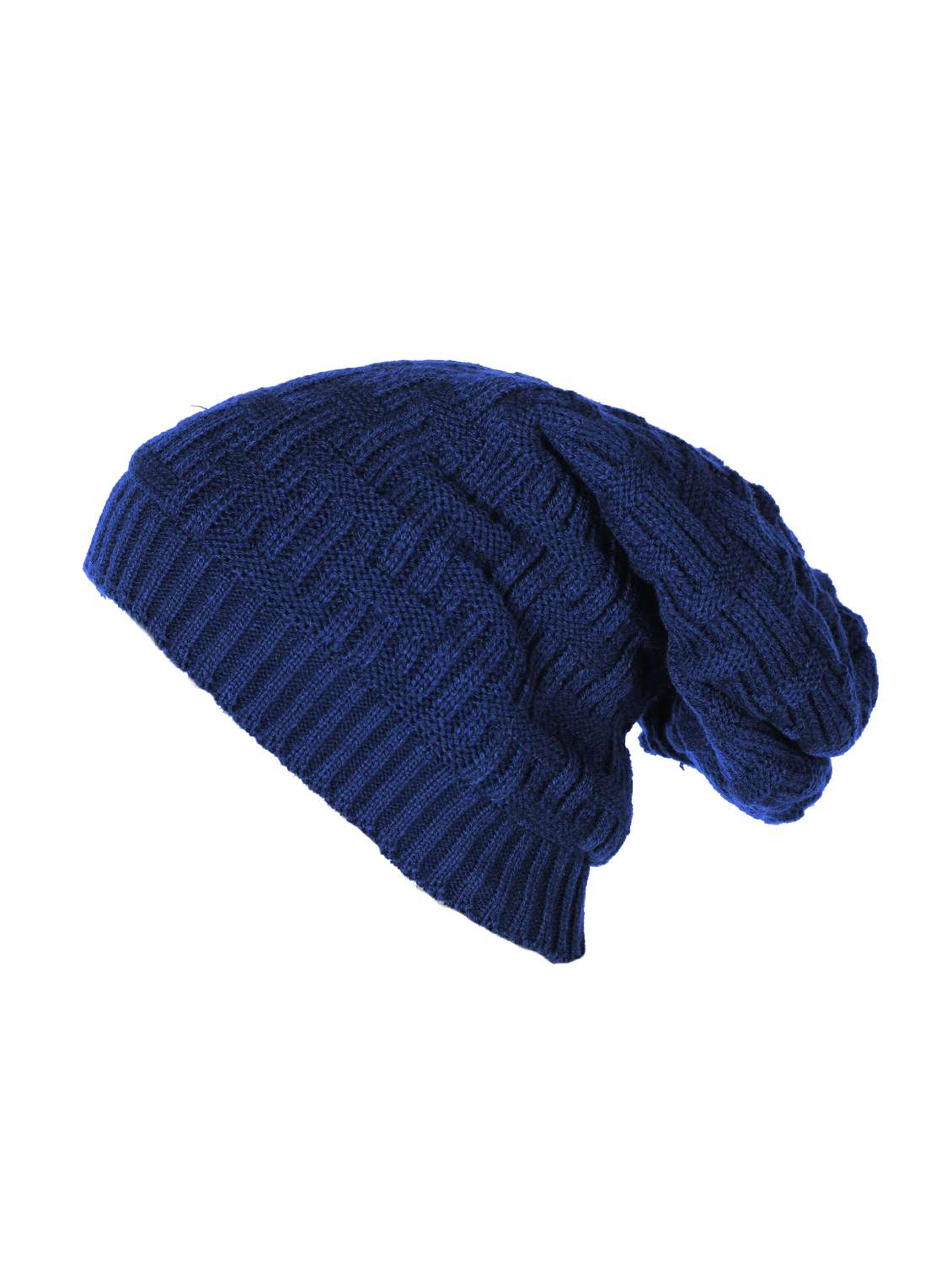 blue wool beanies cap