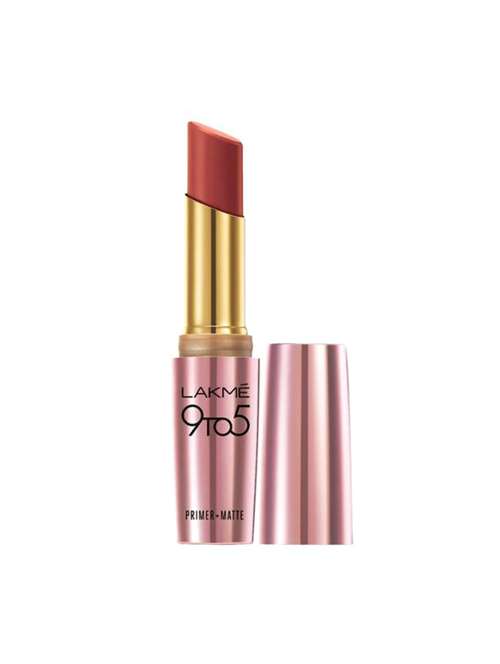 lakme 9 to 5 primer plus matte lip color  (cherry chic) - 15344526 -  Standard Image - 0