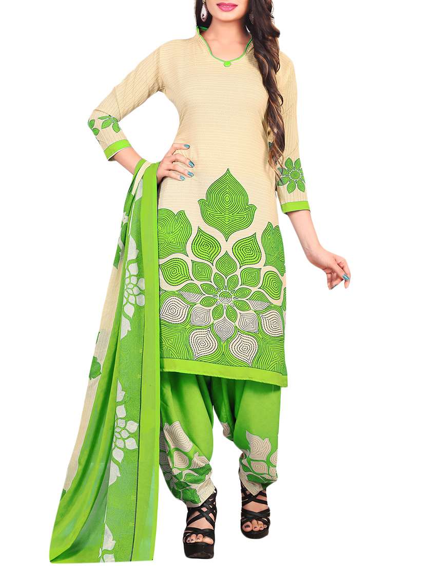 printed unstitched salwar suit