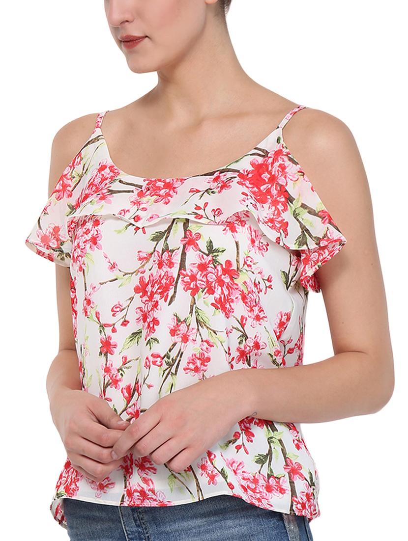 women's straight shoulder strap top - 15350485 -  Standard Image - 1